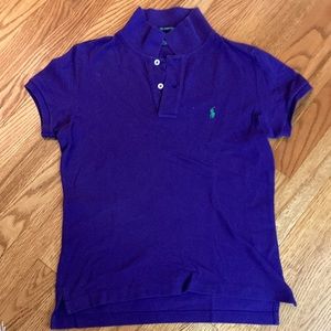 Ralph Lauren, purple polo shirt